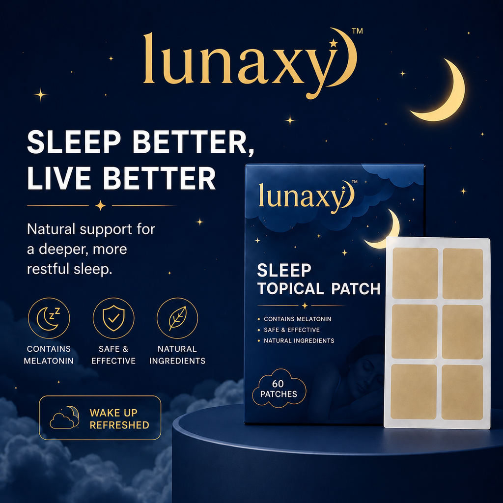 Patch Sommeil Lunaxy — Endormissement Naturel en 20 min